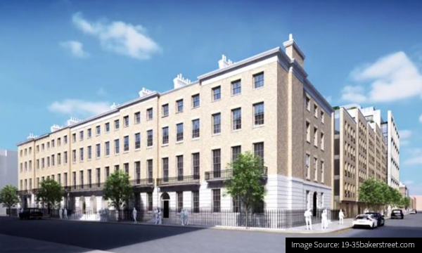 CG Image the planned George Street, London Redevelopment