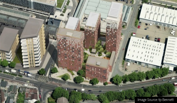 Image of Crossrail Armourers Court Housing Development