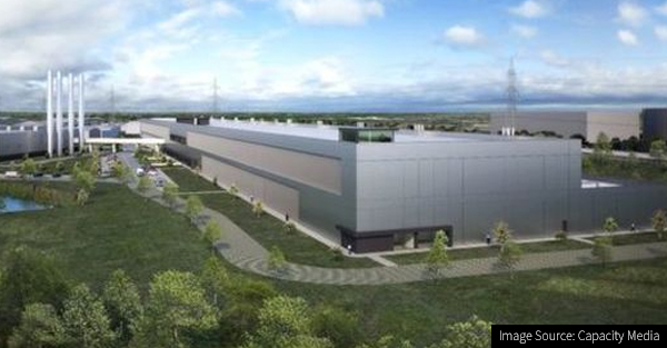 CGI of a construction in the South East project for the Echelon LCY20 data centre