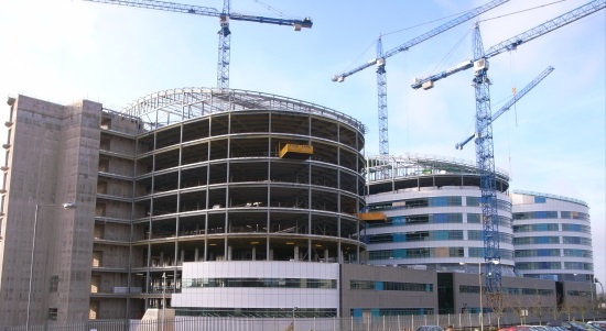 Hospital under construction