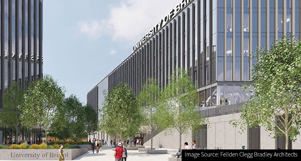 CGI of the new Temple Quarter development at the University of Bristol