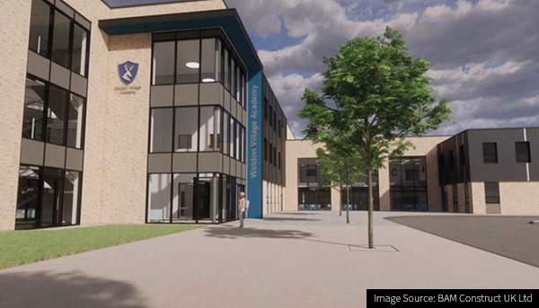 Image of Weldon Village Academy in Corby contract awarded to Royal BAM